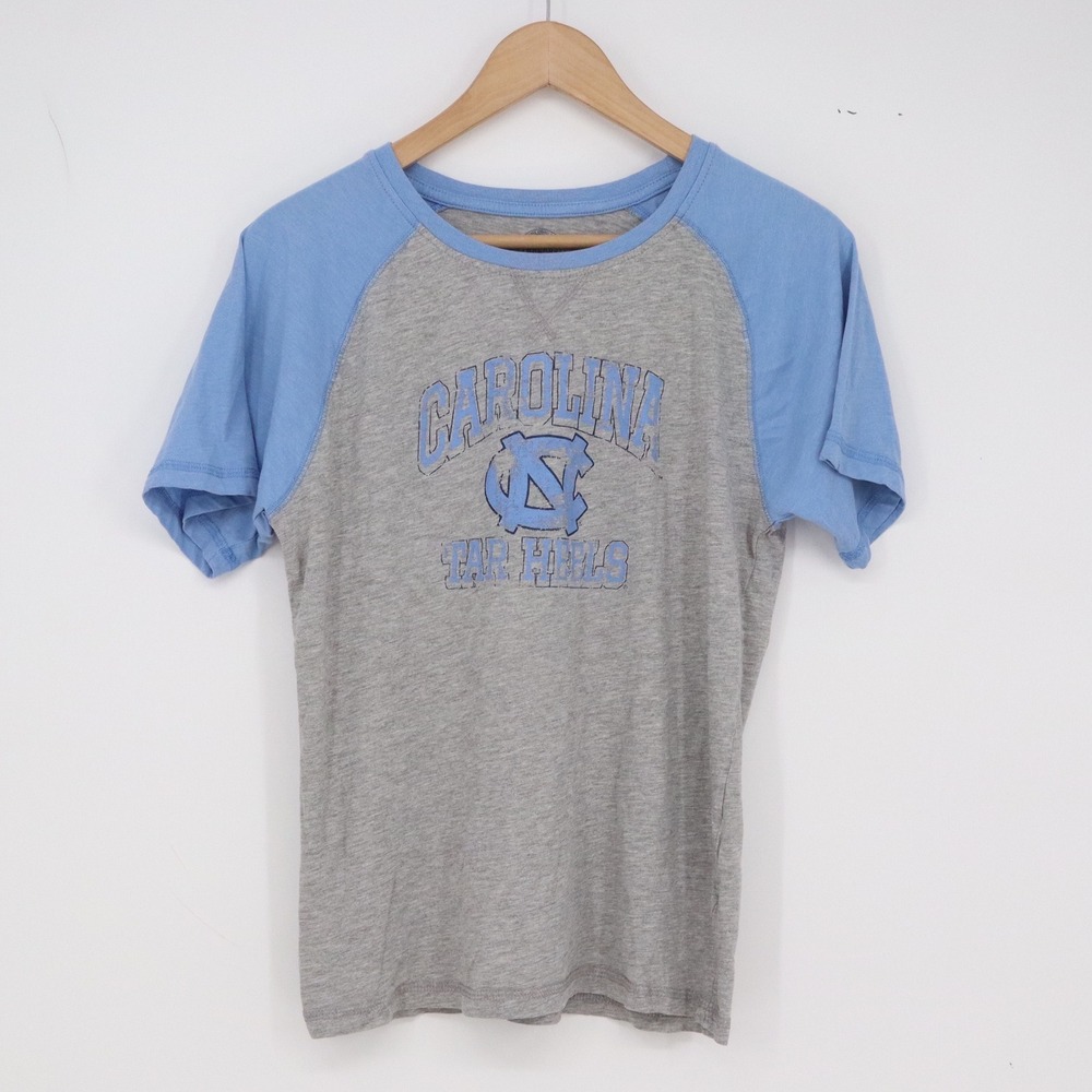 UNC shirt Youth XL Gray Blue NCAA Basketball Rivalry Threads Excellent